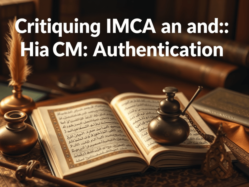Critiquing IMCA and HCM: Bias in Hadith&nbsp;Authentication